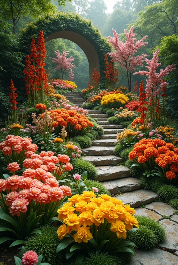 Seasonal floral rotation display